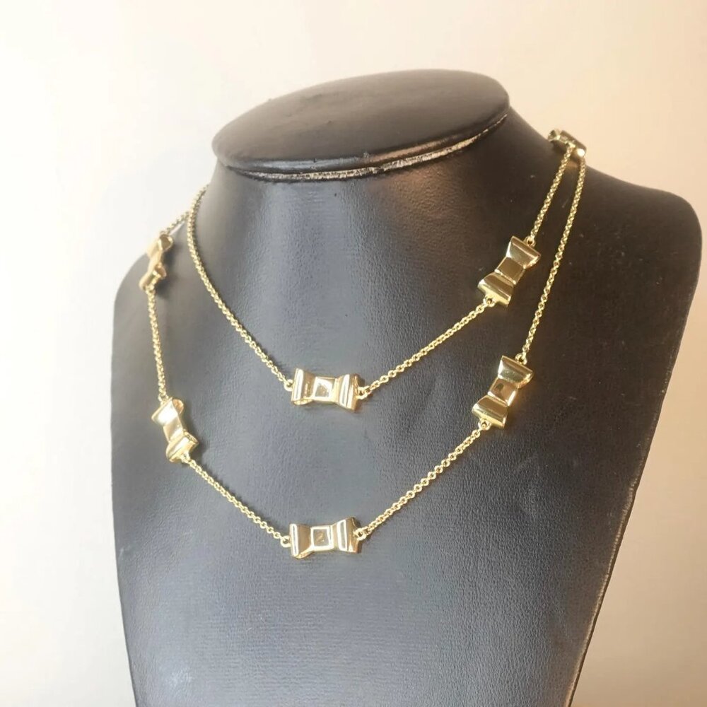 Kate Spade Gold 'Take a Bow' Long Necklace, 30"